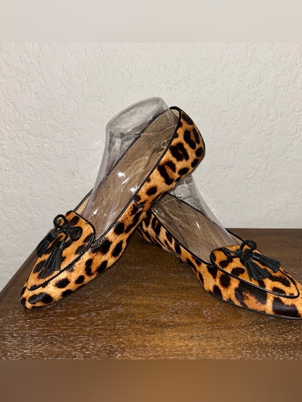 Talbots Animal Print Flat Loafers Size 6.5 M